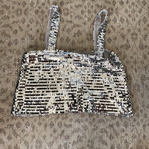 Zara Sequin Top